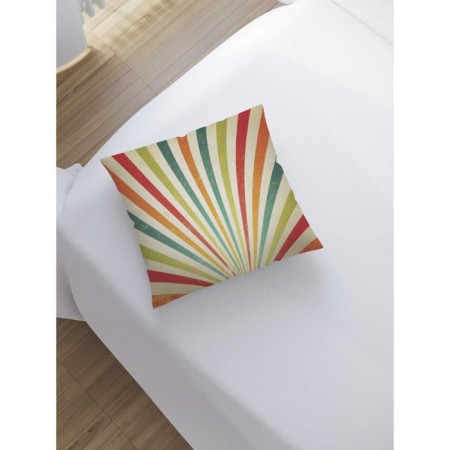 Decorative pillowcase “Bright stripes”, on a zipper, size 45x45 cm-1