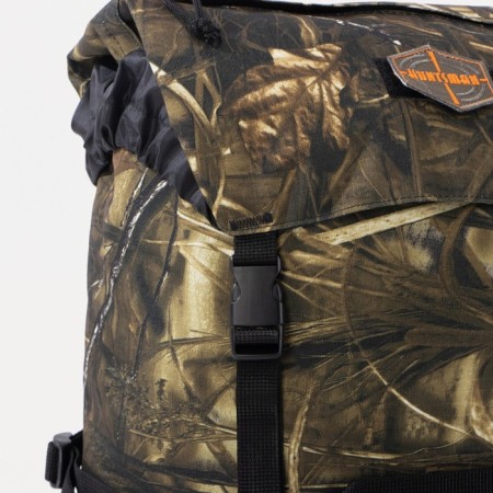 Tourist backpack, 70 l, department on screed with a lace, 3 outer pockets, with extension, Huntsman, Kamysh color-6
