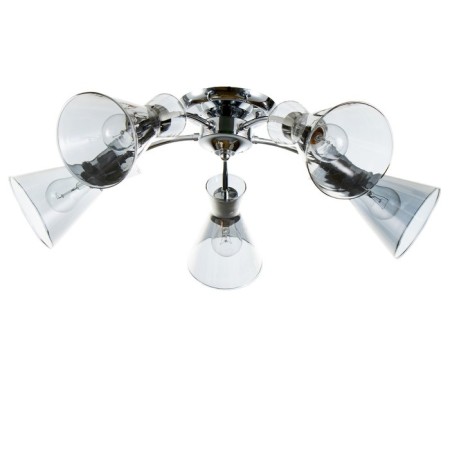 Svetogor chandelier "Shadow" 5x60W E27 chrome 65x65x22cm-1