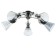Svetogor chandelier "Shadow" 5x60W E27 chrome 65x65x22cm