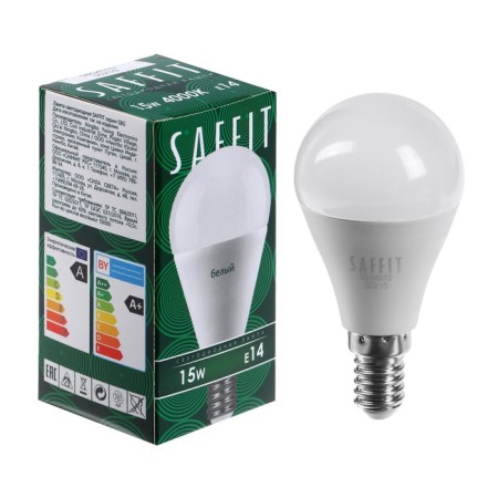 LED LED SAFFIT, 15W 230V E14 4000K G45, SBG4515