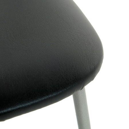 Sylvia chair, silver metallic/black-2