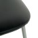 Sylvia chair, silver metallic/black