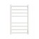 Electric towel "Dvin" L Plaza Neo, 800x500 mm, dimmer, white