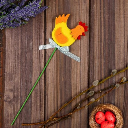 Souvenir on a stick, decor "Kurochka"