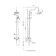 Shower system D&K DA1424701D08, two -talent, chrome