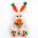 Soft toy "Rabbit", with carrots, Mix color
