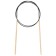 Circular knitting needles, bamboo, 2.5 mm/80cm, 1 pc