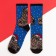 New Year. New Year's socks KAFTAN "Bear" Size 41-44 (27-29 cm), Blue color