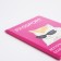 Cover for passport, pink color