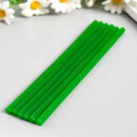 Glue rods for the glue pistol "Green" (set 6 pieces) 7mmx18 cm-2