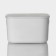 Storage container with lid LADOM "Lightness", 25.7 × 18 × 16 cm, white color