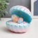 Souvenir Polystone Light "Sleeping Mermaid in the shell" Blue-pink 13x12x10 cm