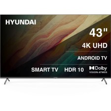 Телевизор Hyundai H-LED43BU7009, 43", 3840x2160, DVB-C/T2/S2, 3xHDMI, 2xUSB, SmartTV, черный