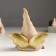 Polystone souvenir "Dwarf-Angelochka in a cap with a heart" Bezh, gold mix 13x6.5x12.8 cm