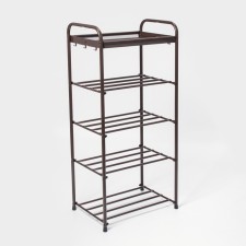 Shoe stand, 5 tiers, 45 × 30 × 95 cm, color mix