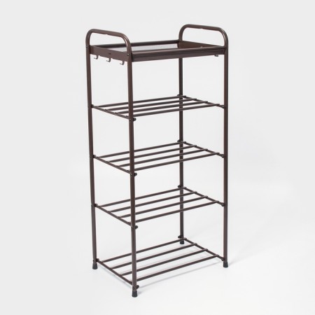 Shoe stand, 5 tiers, 45 × 30 × 95 cm, color mix