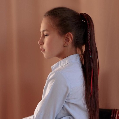 Hair gums, children's, colored braids “Time of Magic”, D = 4 cm.-6