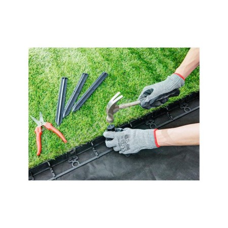 Garden plastic curb, h = 58 mm, 8 m, 32 pegs, "geoplastboard"-7