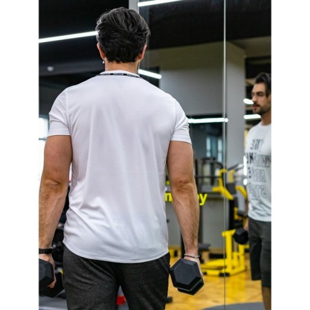 Sports T -shirt Male Isee, size 48, white color-2