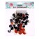 Rifle eyes with plugs, “sparkles” set 24 pcs, size 1 pc: 1.8 cm, brown color
