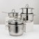 Set of dishes "Classics-Prim", 5 objects: 4 pots 1/1.75/3/5 l, pan 1 l, capsule, cover