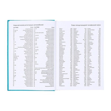 Dated diary 2025, Devente. Flag, A5 168 sheets, Attomex. EVEN, solid cover of boomvinyl with foam rubber, silkography, liesse, block 70 g/m2, turquoise-8