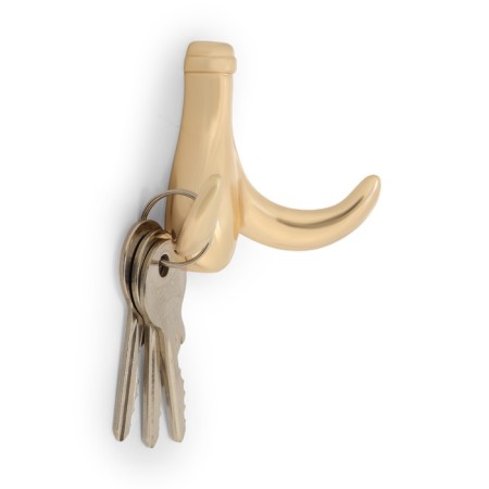 Furniture hook Cappio Clown, two -rod, zinc, color gold-2
