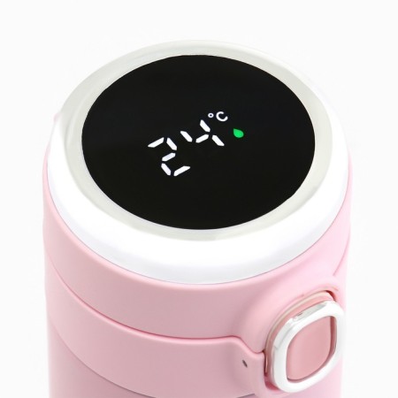 Thermal circle, 420 ml, simple "create your miracle", retains heat 8 hours, thermometer-4
