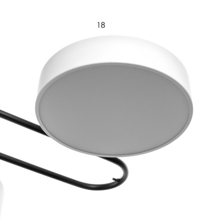 Chandelier 625356/6 LED 78W 3 modes 3000-6000k black-white 96x96x33 cm-7