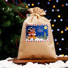 Gift bag with thermal monklake, 20 x 30 cm