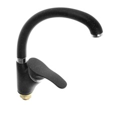 Accoona A4005F kitchen mixer, single -leaf, ceramic coating, brass, black