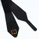 Women's belt, width 10 cm, black color