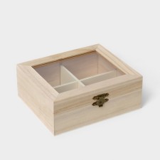 Box for storing tea bags 
