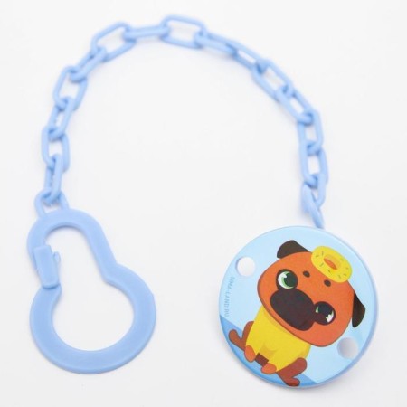 Holder for the nipple - dummy "Trend. Dogs ", on a chain, species mix-2