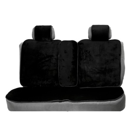 Alpaca Plus capacities, artificial fur, set for the entire salon, black-1