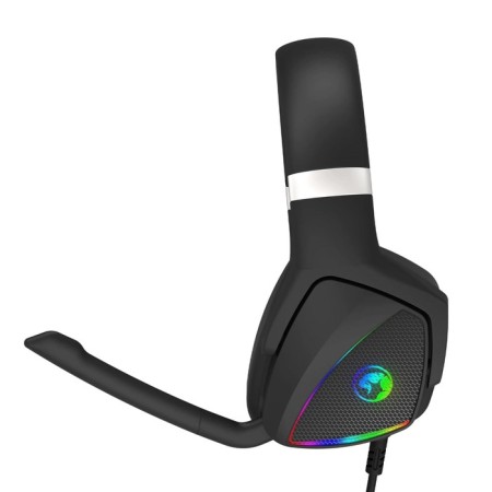 Marvo HG9068 headphones, game, full -size, microphone, USB, 2.1 m, RGB, black-2