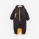 Combineson children, black/orange color, height 92 cm