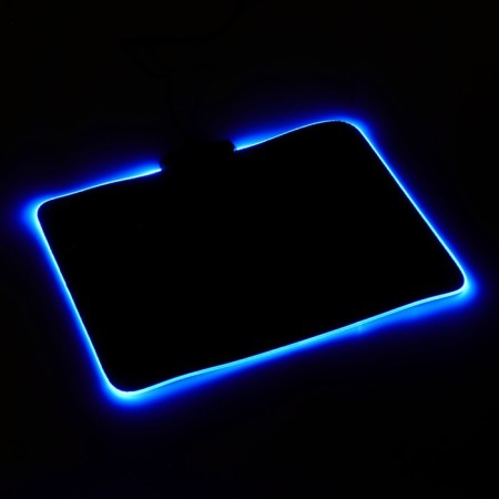 Mouse mat, 35x25x0.3 cm, with backlight RGB, USB, black-5