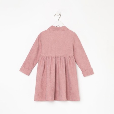 Платье детское KAFTAN "Velvet", р. 30 (98-104), пыльно-розовый-10