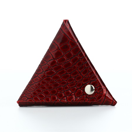Monetnik on the button, Textura, burgundy color-1