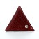 Monetnik on the button, Textura, burgundy color