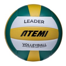 Volleyball ball atemi Leader (N), PVC laminated, 18 panels, glued, circle 65-67 cm