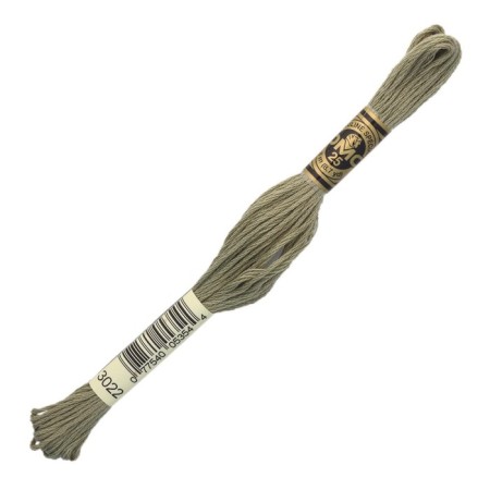 The threads of the DMC 117 (3022), 12 pcs. packaged