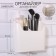 Organizer for storage "Tenderness", hinged, 2 sections, with an adhesive base, 16.7 × 6.9 cm, white color