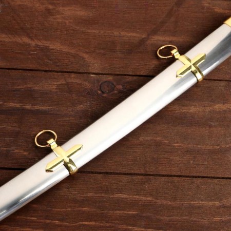 Souvenir sword "Marine Corps", painting on the blade, 60 cm-3