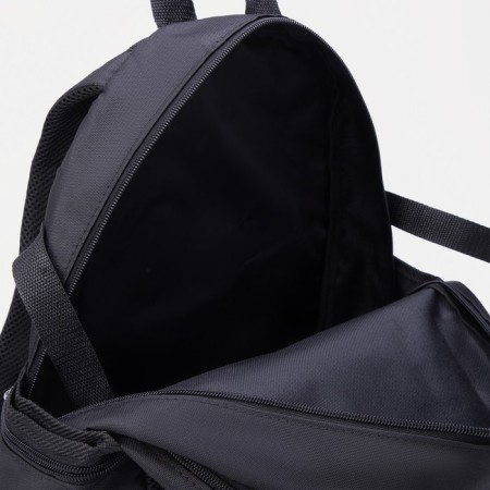 Male backpack on a zipper, 5 outer pockets, ZFTS, Black Color-4