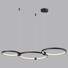 Lumber Lumion lamp. Diego, 85W, LED, 1090x650 mm, black color