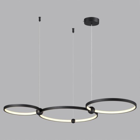 Lumber Lumion lamp. Diego, 85W, LED, 1090x650 mm, black color