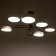 Chandelier 625356/6 LED 78W 3 modes 3000-6000k black-white 96x96x33 cm